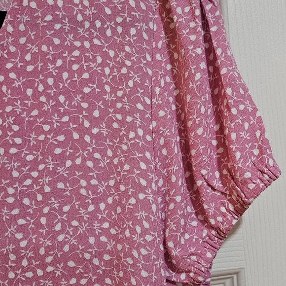Cotton On Pink and White Floral Dress. Brand New With Tag. Size L. - Picture 5 of 6